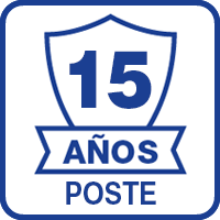 Garantia 15 años poste