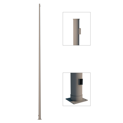 Poste cónico circular
